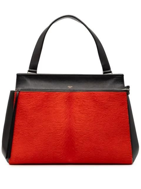 2012 Medium Bicolor Leather and Pony Hair Edge handbag by CELINE 