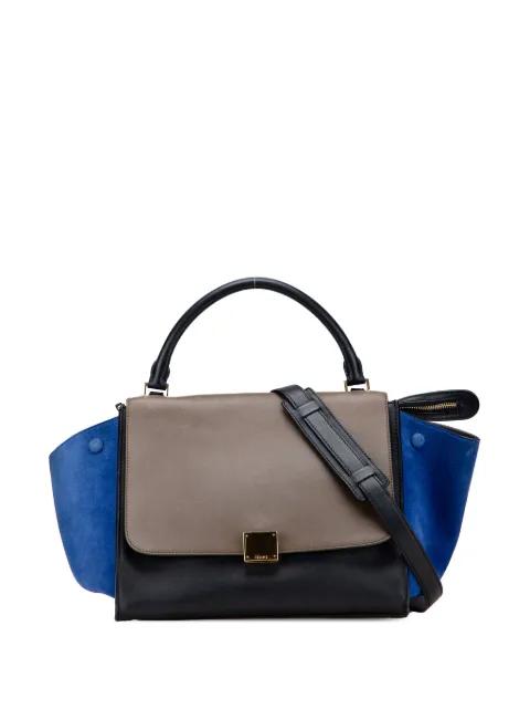 2012 Medium Tricolor Leather Trapeze satchel by CELINE 