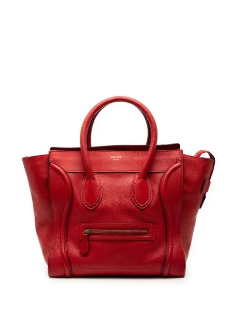 2012 Mini Leather Luggage Tote handbag by CELINE 