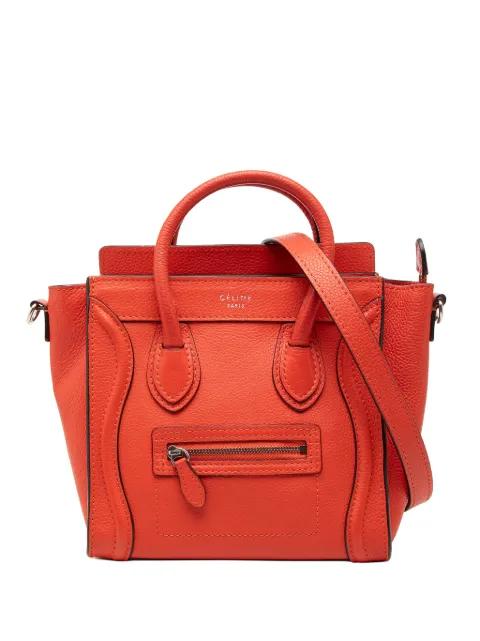 2012 Nano Leather Luggage Tote satchel by CELINE 
