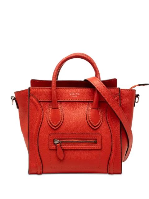 2012 Nano Leather Luggage Tote satchel by CELINE 