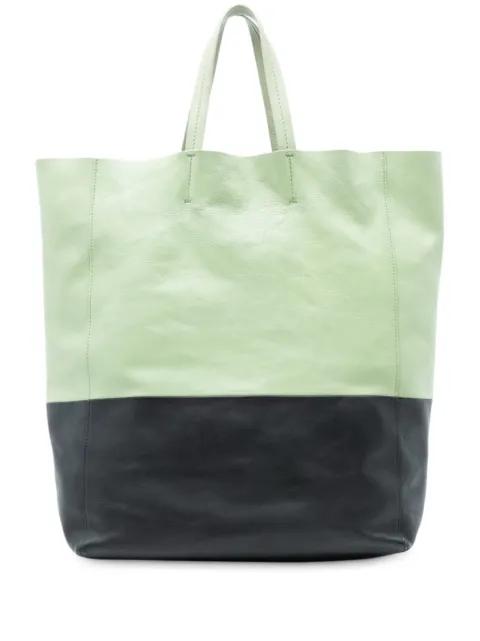 2013 Bicolor Leather Vertical Cabas tote bag by CELINE 