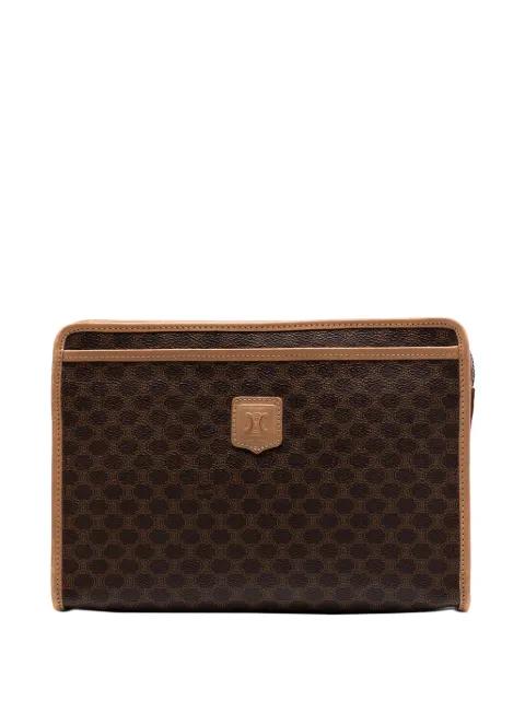 2014 Macadam Coated Canvas clutch bag by CELINE 