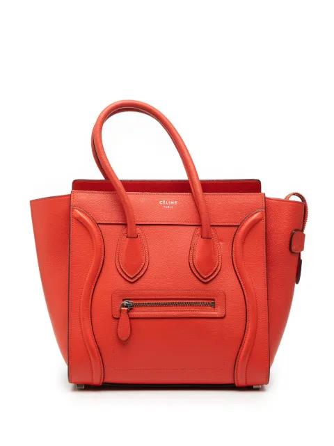 2014 Micro Leather Luggage Tote handbag by CELINE 