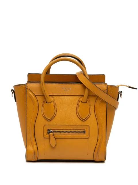 2014 Nano Leather Luggage Tote satchel by CELINE 