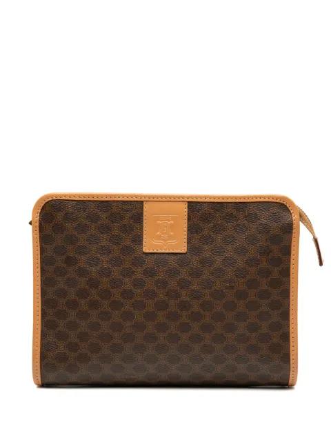 2015 Macadam Coated Canvas clutch bag by CELINE 