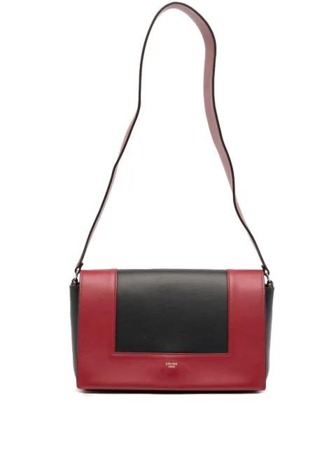 2016 Medium Shiny Smooth Calfskin Frame shoulder bag by CELINE 
