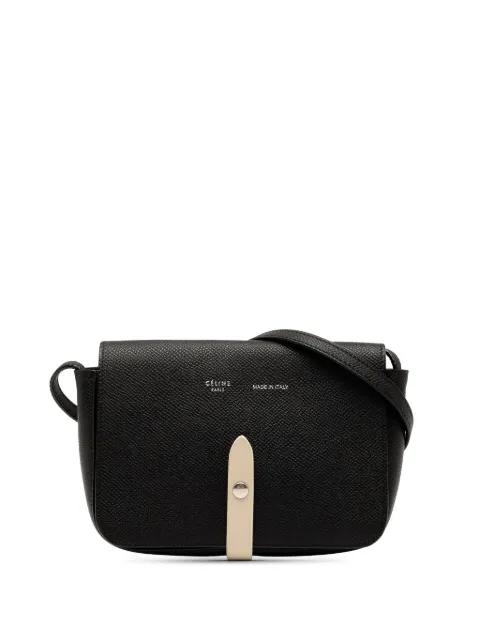 2017 Leather Strap Clutch crossbody bag by CELINE 