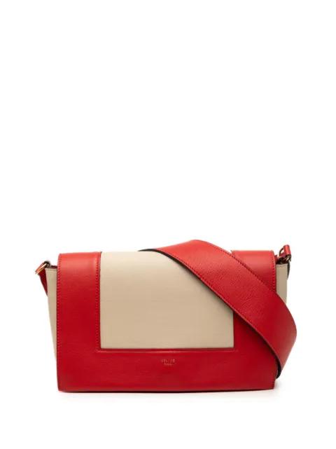 2017 Medium Shiny Smooth Calfskin Frame shoulder bag by CELINE 