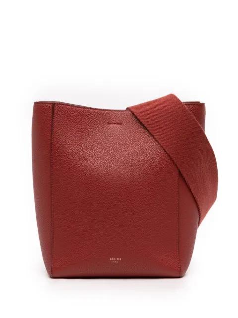 2017 Small Leather Seau Sangle bucket bag by CELINE 