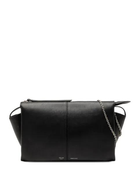 2017 Trifold Leather Clutch On Chain crossbody bag by CELINE 