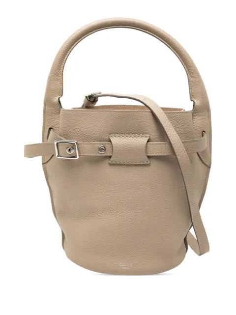 2018-2025 Nano Leather Big Bucket Bag satchel by CELINE 