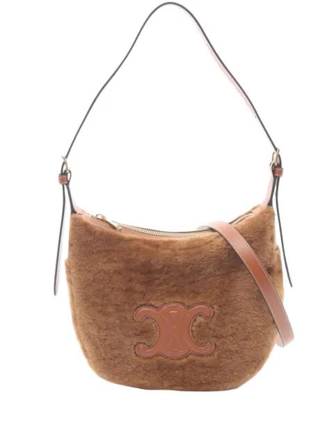 2018-2025 Small Shearling Cuir Triomphe Heloise Bag crossbody bag by CELINE 