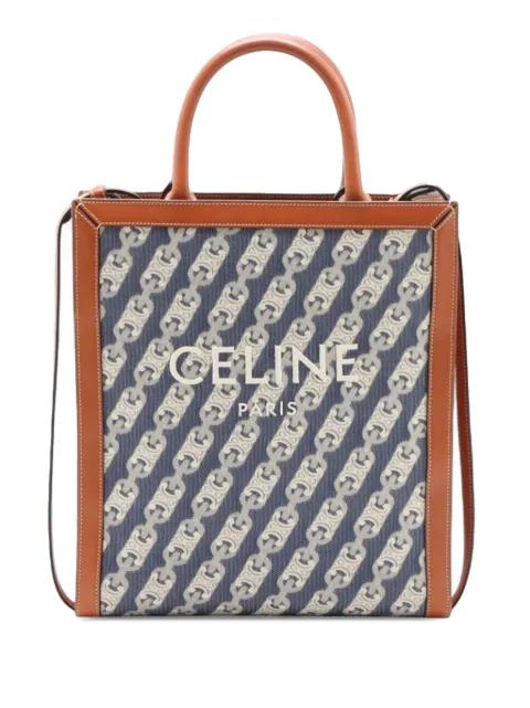2018-2026 Small Triomphe Canvas Maillon Vertical Cabas satchel by CELINE 