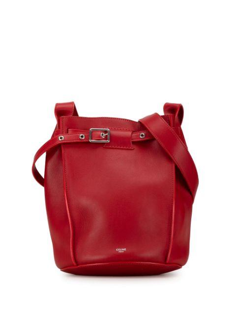 2018 Leather Big Bucket crossbody bag by CELINE 