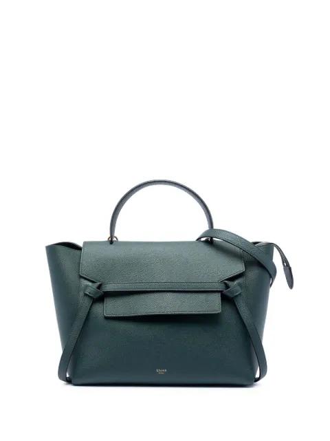 2018 Mini Grained Calfskin Belt Bag satchel by CELINE 