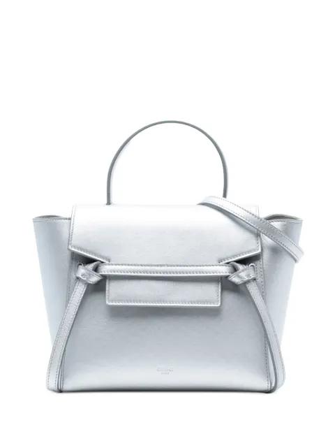 2018 Nano Laminated Calfskin Belt Bag satchel by CELINE 