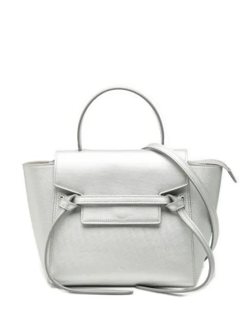 2018 Nano Laminated Calfskin Belt Bag satchel by CELINE 