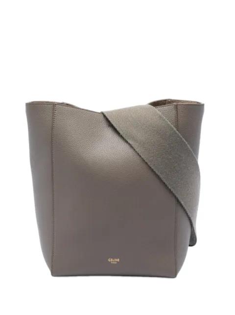 2018 Small Soft Grained Calfskin Seau Sangle bucket bag by CELINE 