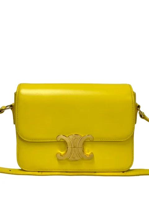 2019 Teen Shiny Calfskin Triomphe crossbody bag by CELINE 