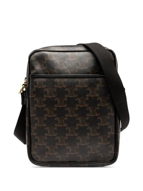 2019 Triomphe Coated Canvas Vertical crossbody bag by CELINE 