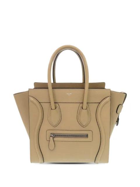 2020 Micro Drummed Calfskin Luggage tote bag by CELINE 