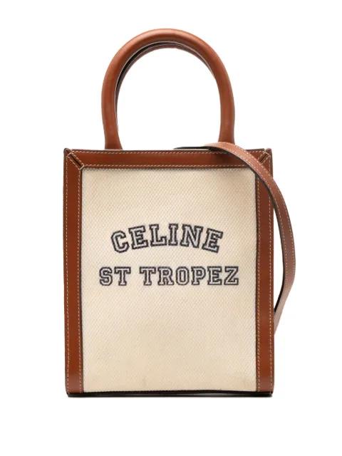 2020 Mini Canvas St Tropez Vertical Cabas Tote satchel by CELINE 