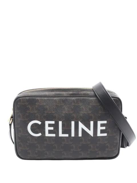 2021-2026 Medium Triomphe Coated Canvas crossbody bag by CELINE 