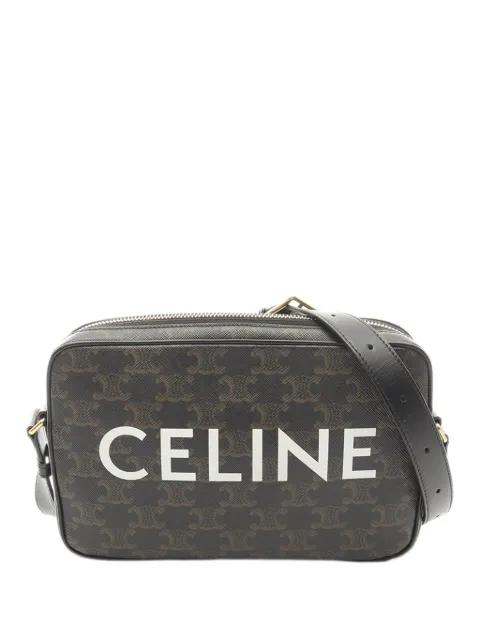 2021-2026 Medium Triomphe Coated Canvas crossbody bag by CELINE 
