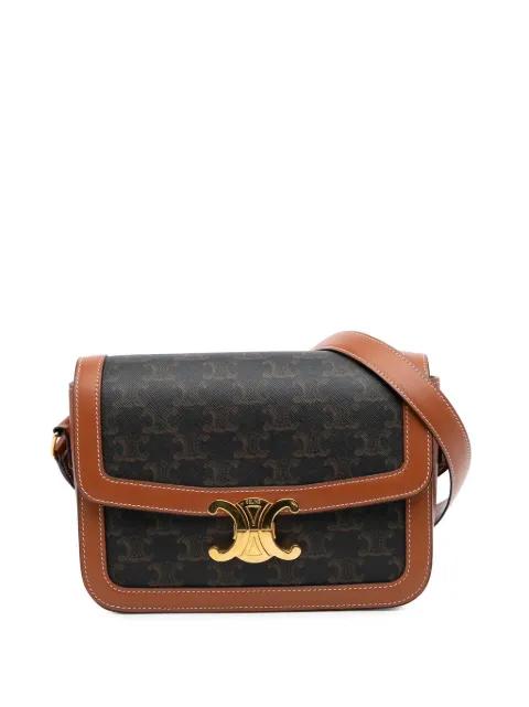 2021 Classique Triomphe Coated Canvas Triomphe crossbody bag by CELINE 