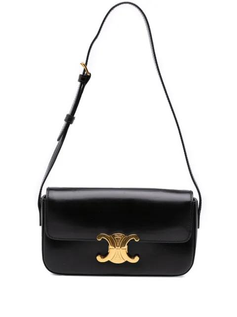 2021 Shiny Calfskin Claude shoulder bag by CELINE 