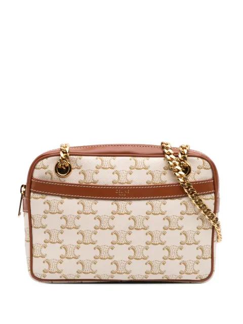 2021 Small Triomphe Coated Canvas Patapans shoulder bag by CELINE 2021 Small Triomphe Coated Canvas Patapans shoulder bag by CELINE