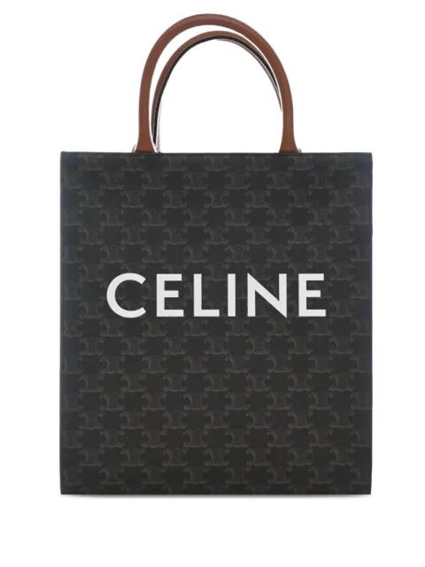 2021 Small Triomphe Coated Canvas Vertical Cabas Tote satchel by CELINE 