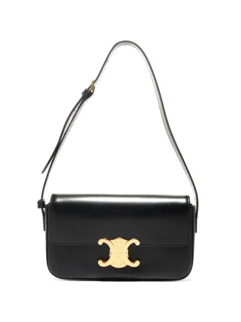2021 triomphe leather shoulder bag by CELINE 