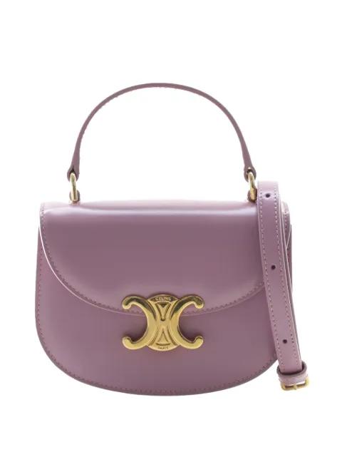 2023 Mini Shiny Calfskin Besace Clea satchel by CELINE 