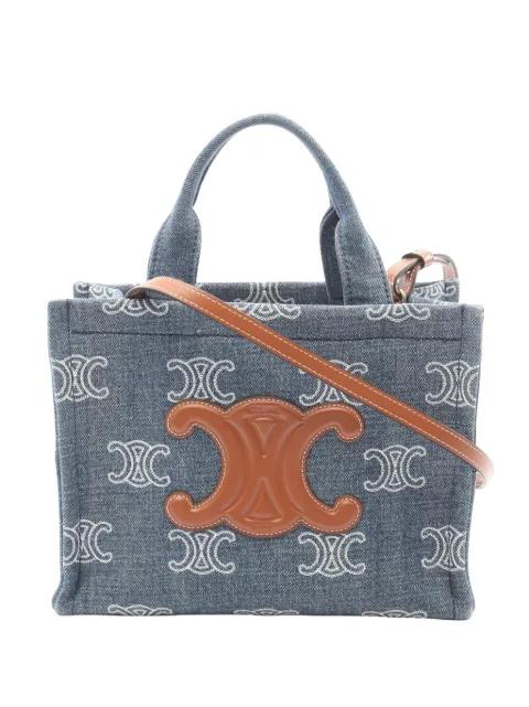 2023 Small Denim Cabas Thais satchel by CELINE 
