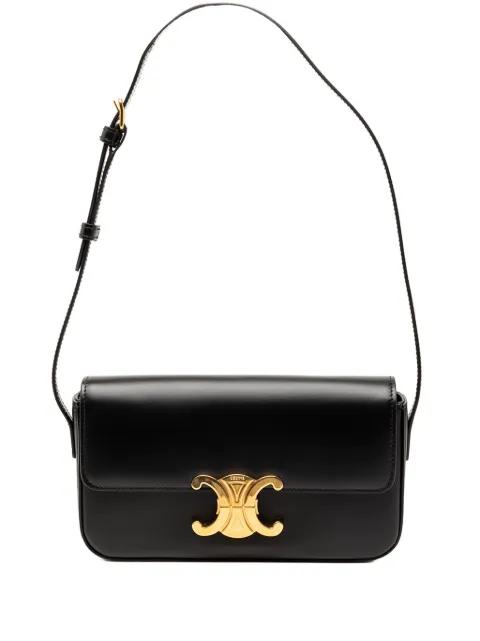 2026 Shiny Calfskin Triomphe Claude shoulder bag by CELINE 