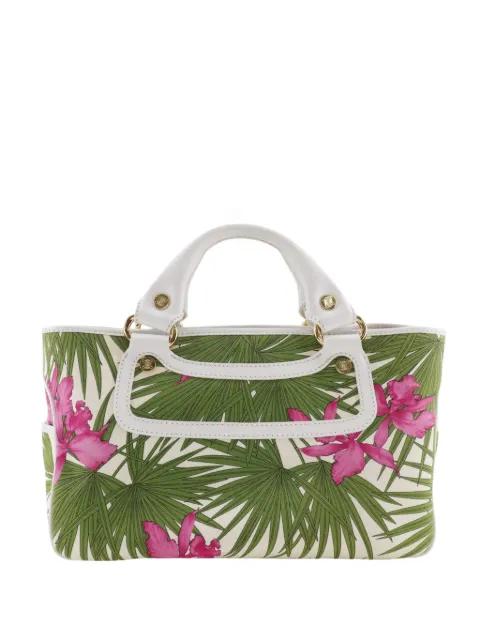 20th Century Canvas Botanical Print Boogie handbag by CELINE 