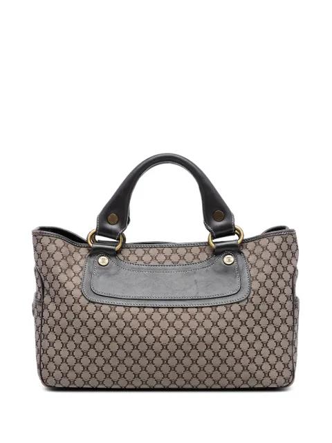 20th Century Macadam Canvas Boogie handbag by CELINE 