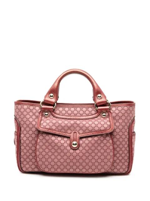 20th Century Macadam Canvas Boogie handbag by CELINE 