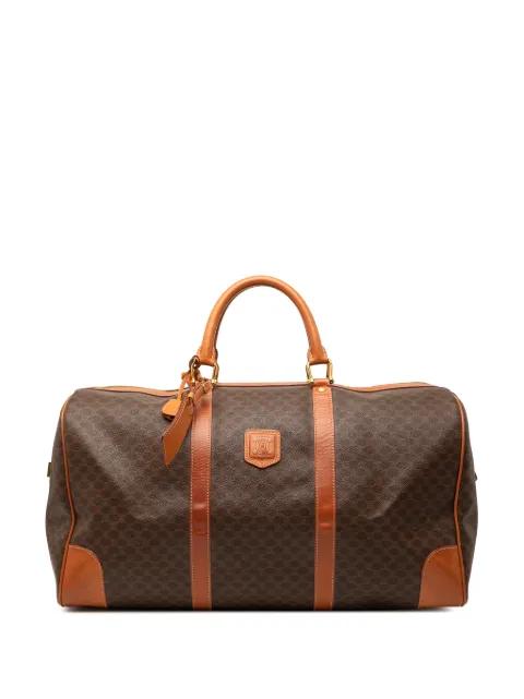 20th Century Macadam Coated Canvas boston bag by CELINE 