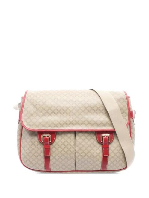20th Century Macadam Coated Canvas crossbody bag by CELINE 
