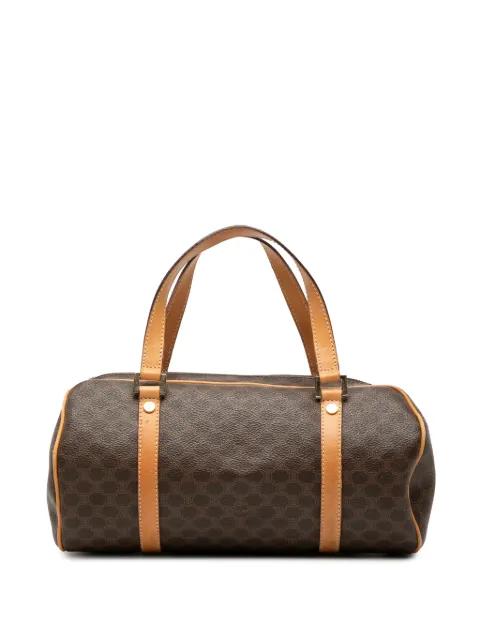 20th Century Macadam Coated Canvas handbag by CELINE 
