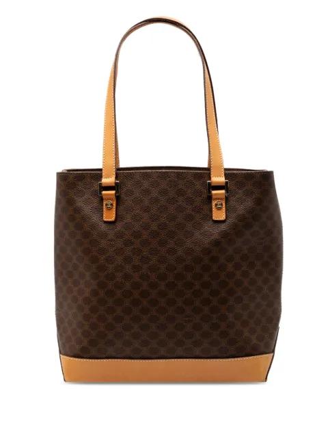 20th Century Macadam Coated Canvas tote bag by CELINE 