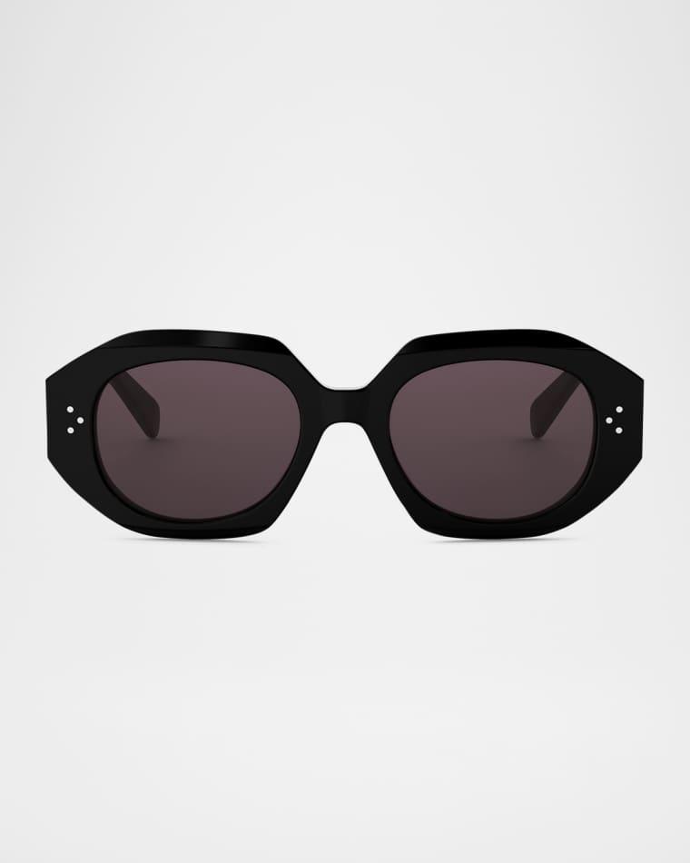 3 Dot Geometric Square Sunglasses by CELINE