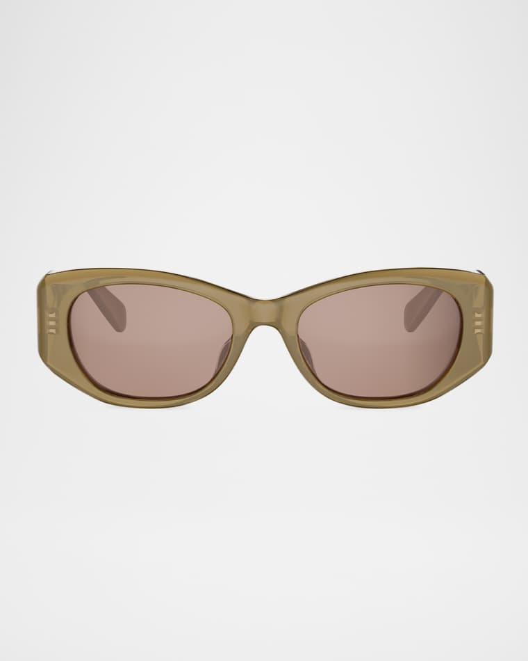 3 Dots Oval Sunglasses by CELINE