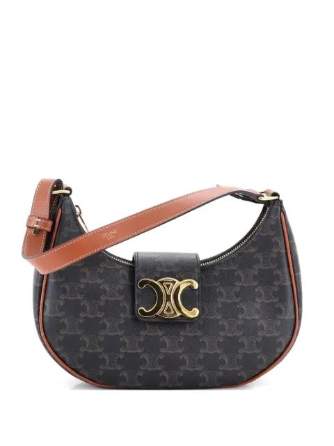 Ava Triomphe Bag Triomphe Coated Canvas shoulder bag by CELINE 