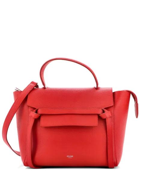 Belt Bag Textured Leather Micro satchel by CELINE 