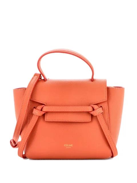 Belt Bag Textured Leather Nano shoulder bag by CELINE 