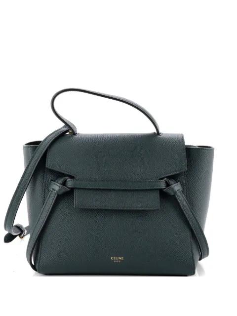 Belt Bag Textured Leather Nano shoulder bag by CELINE 